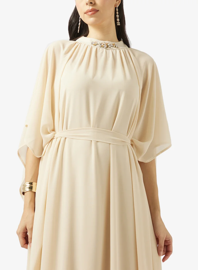 Khizana  Slef Tie Up Kaftan for Women | Best Price UAE